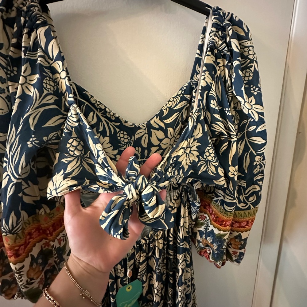 NWT!! FARM Rio Long-Sleeved Dress- - Picture 9 of 13